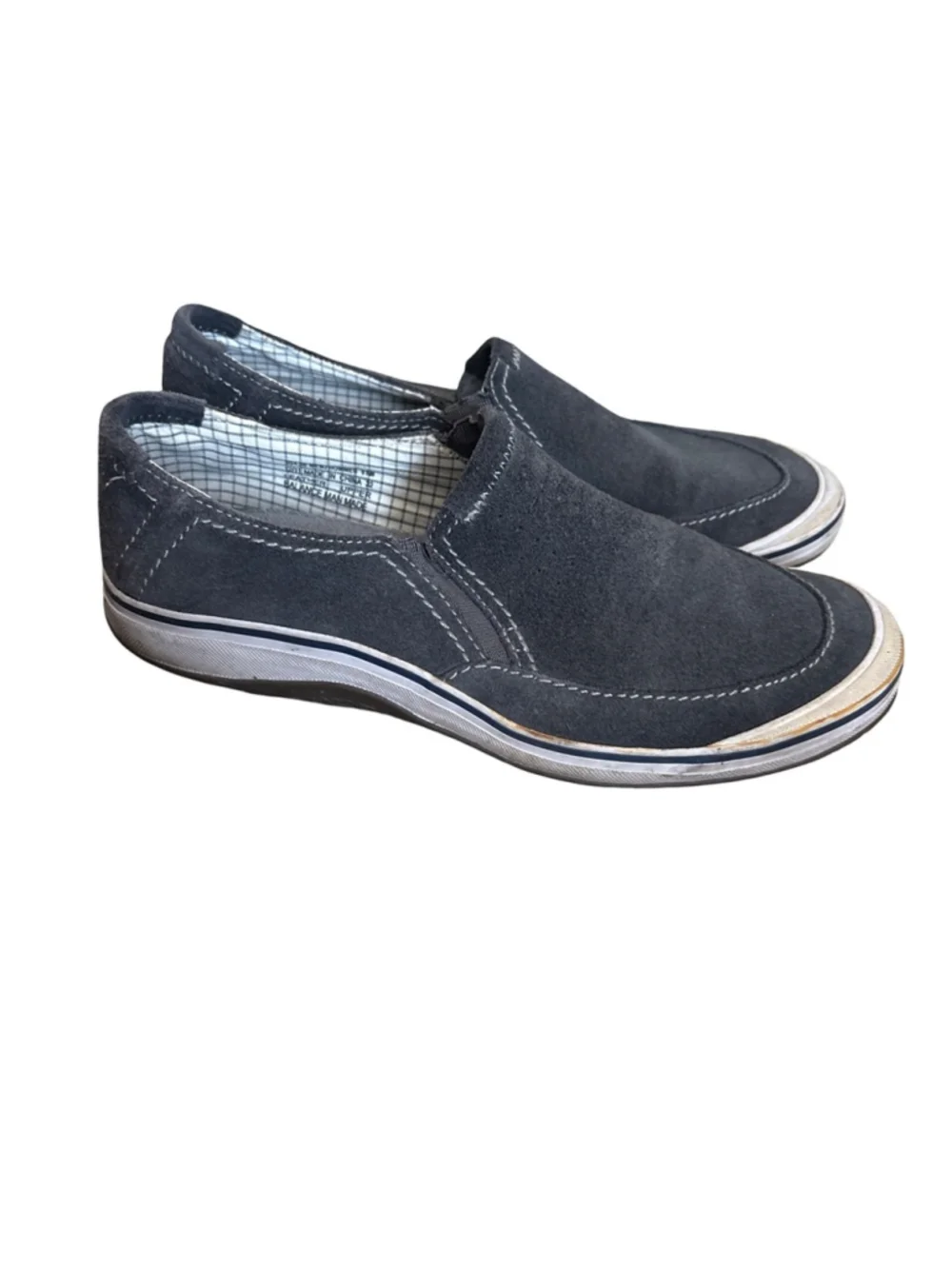 Clarks Suede Slip-On Shoes - size 9.5